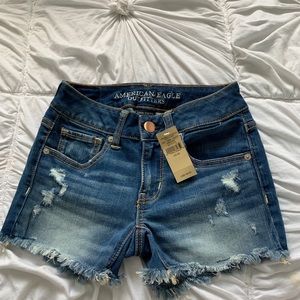 American Eagle “Super Stretch” Denim Shorts